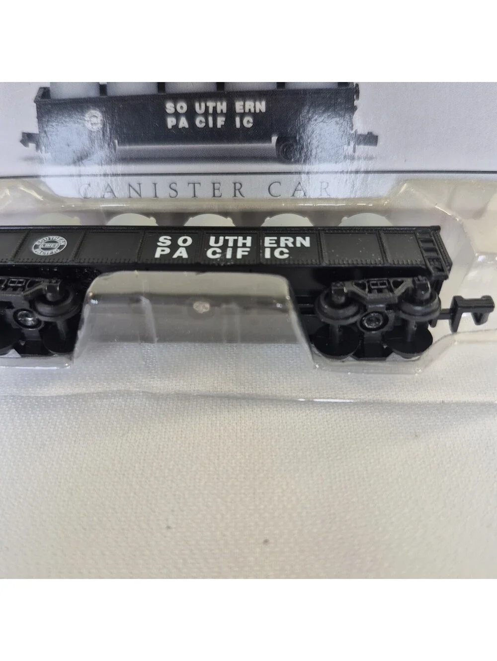 High Speed Metal Products N Scale Southern Pacific CANISTER CAR GONDOLA, BOXED